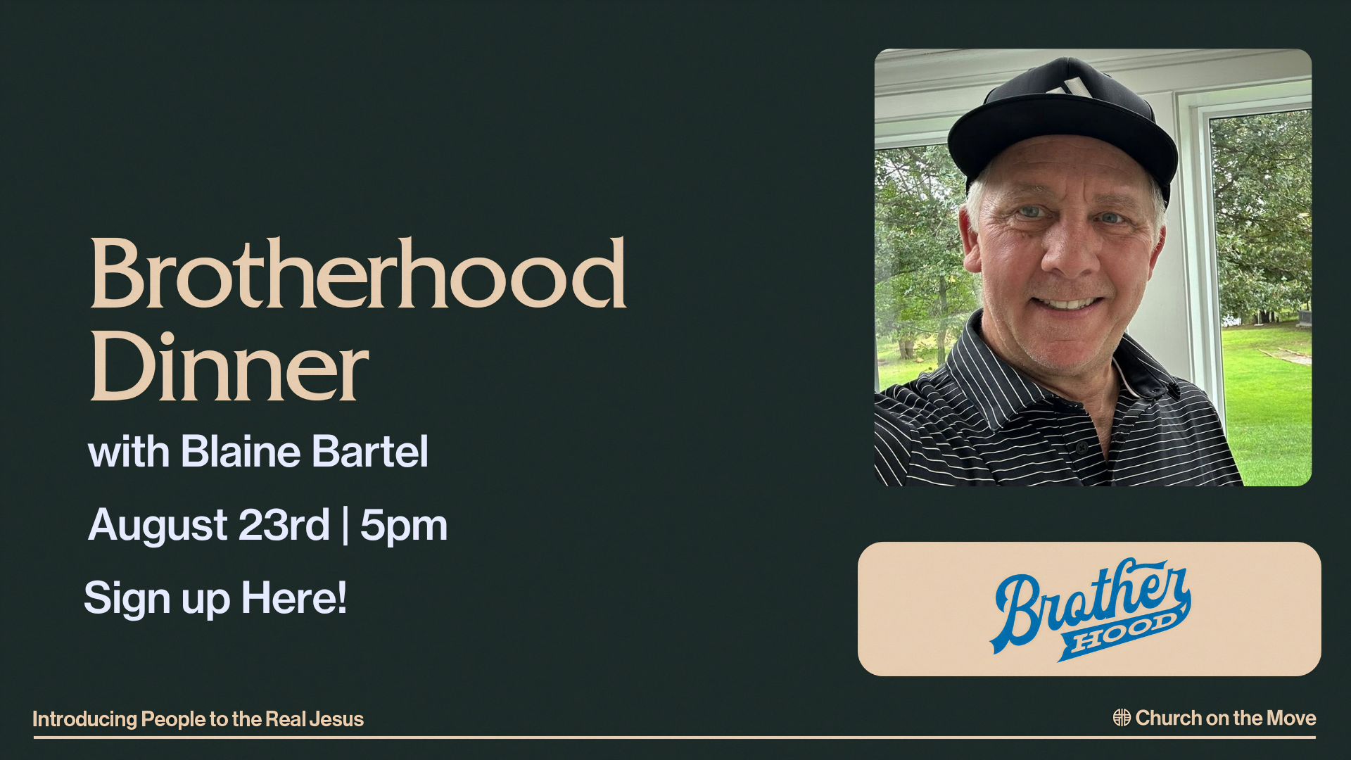 BA Brotherhood Dinner - August - Blaine Bartel